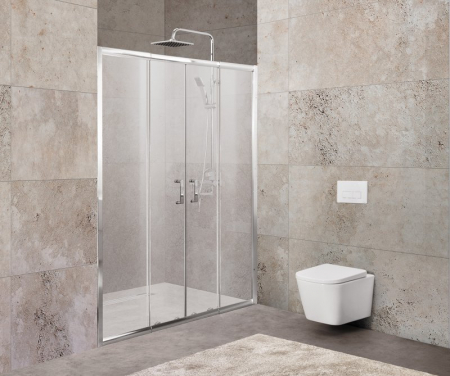 Душевая дверь в нишу BelBagno Unique UNIQUE-BF-2-150/180-P-Cr