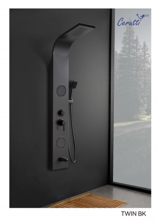 Душевая панель Cerutti SPA TWIN BK CT9984