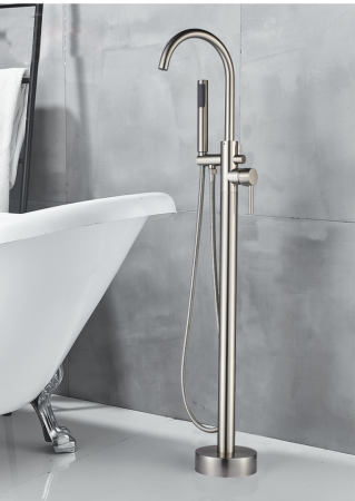 Напольный смеситель BOCH MANN BRAIES Brush Nickel BM8922