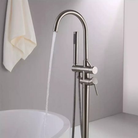 Напольный смеситель BOCH MANN BRAIES Brush Nickel BM8922