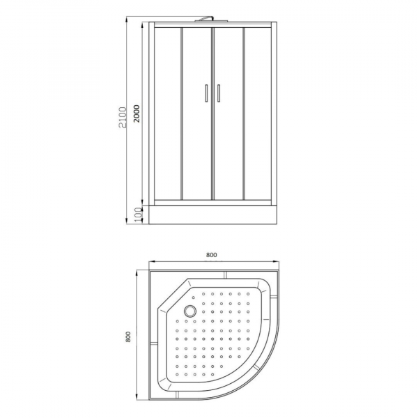 Душевая кабина PARLY EF831