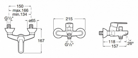 Смеситель для ванны Roca 5A0225C00