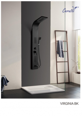 Душевая панель Cerutti SPA VIRGINIA BK CT9989