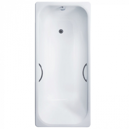 Чугунная ванна Delice Aurora 1400х700 с отверстиями под ручки