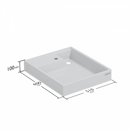 Раковина СанТа Юпитер мини 50x9x60, над стиральной машиной 