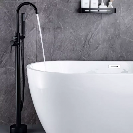 Напольный смеситель BOCH MANN BRAIES Matt Black BM8921