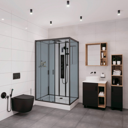 Душевая кабина Niagara Premium NG-6912-01GQL BLACK