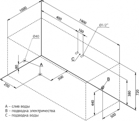 Акриловая ванна Aquanet Vega 00205556