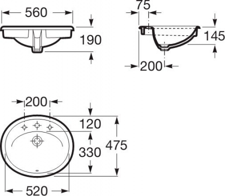 Раковина Roca Java 327863000