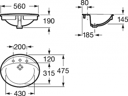 Раковина Roca Aloa 327865000