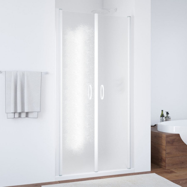 Душевая дверь в нишу Vegas Glass Е2Р NOVO 75 01 02