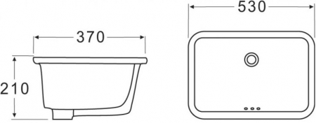 Раковина BelBagno BB1006